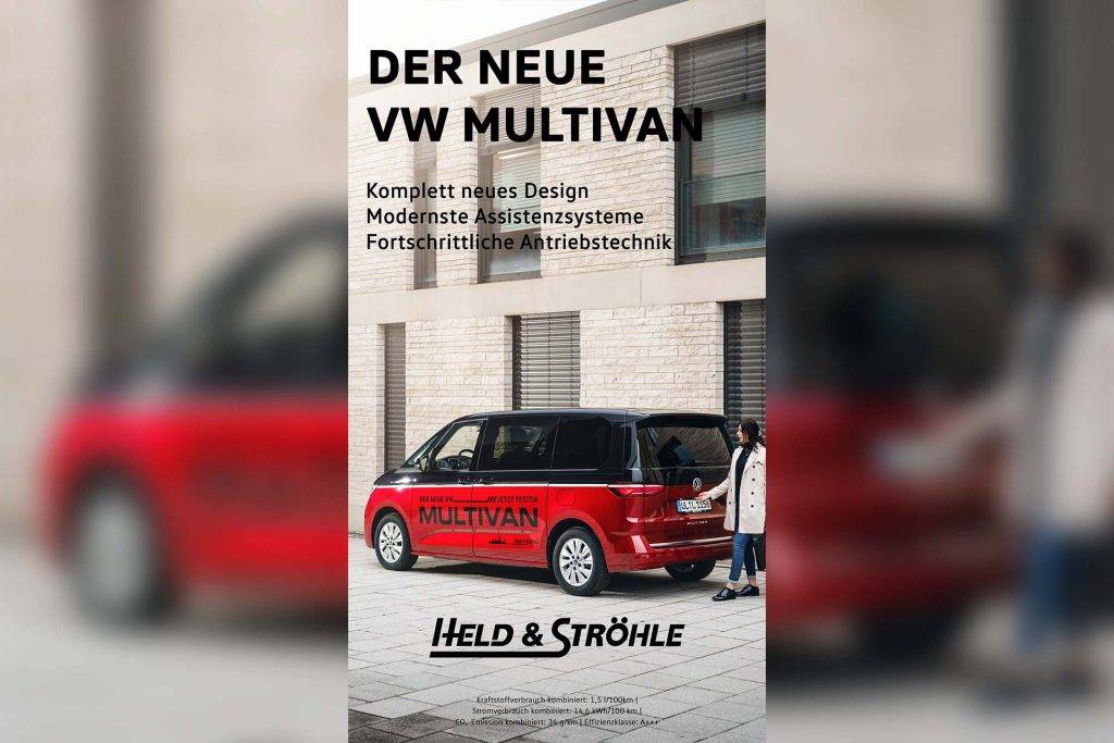 Werbestory für Instagram - VW Multivan